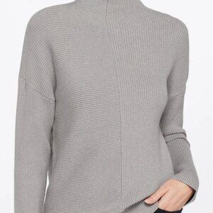 Liza Mixed Funnel Neck Sweater